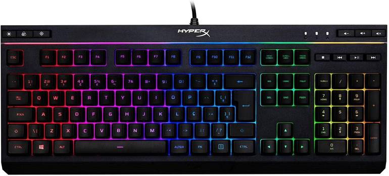 Imagem do teclaod gamer HyperX Alloy Core