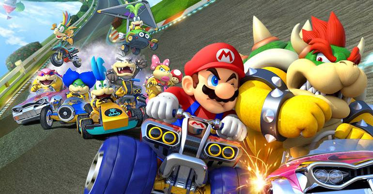 Imagem de divulgação de Mario Kart 8
