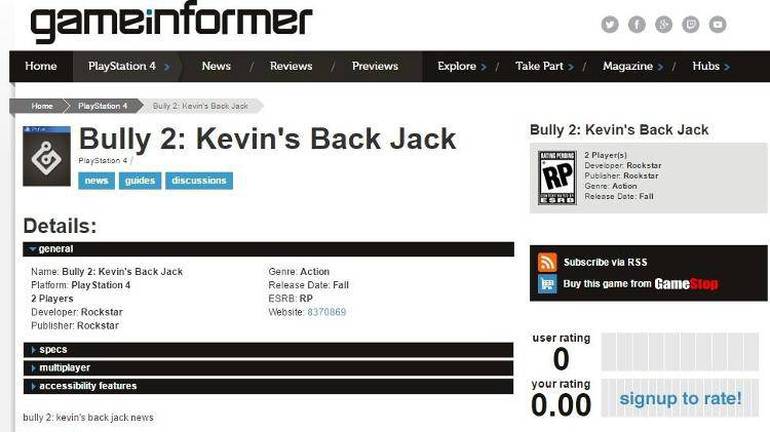 Bully Game Informer