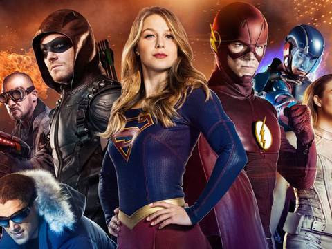 Pôster do Arrowverse/CW/Divulgação Pôster do Arrowverse/CW/Divulgação