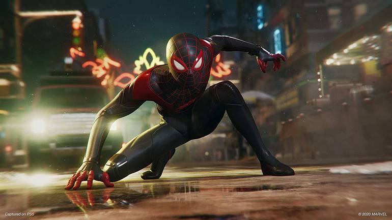 imagem de gameplay de spider-man miles morales