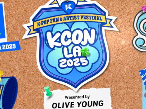 Logo da KCON LA 2025 (Divulgação)