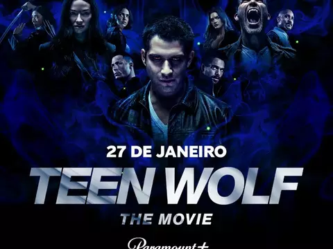 Pôster de Teen Wolf: O Filme (Paramount+/Divulgação)