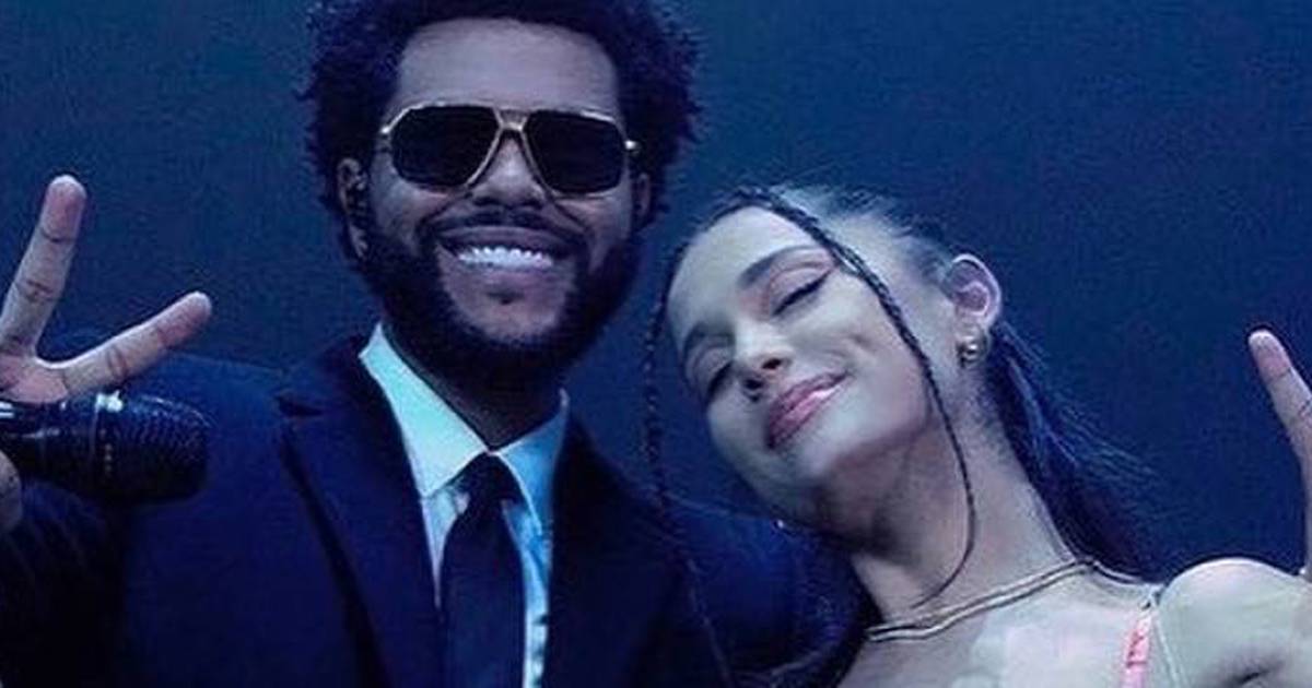 Dupla de sucesso! The Weeknd e Ariana Grande escalam até o topo do