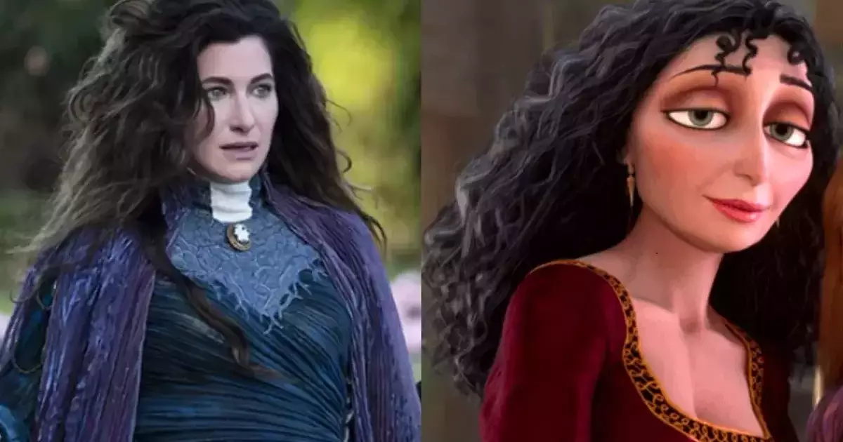 Enrolados Kathryn Hahn Aparece Como Mae Gothel No Set Do Live Action Assista Ao Video