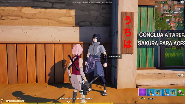 Fortnite: A Aventura Aldeia da Folha, de Naruto, dá medo