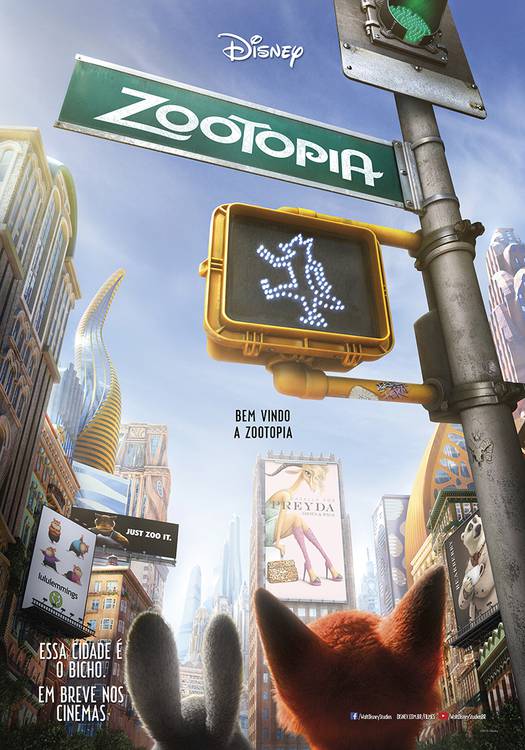 Zootopia divulga pôsteres que fazem paródia com outros filmes