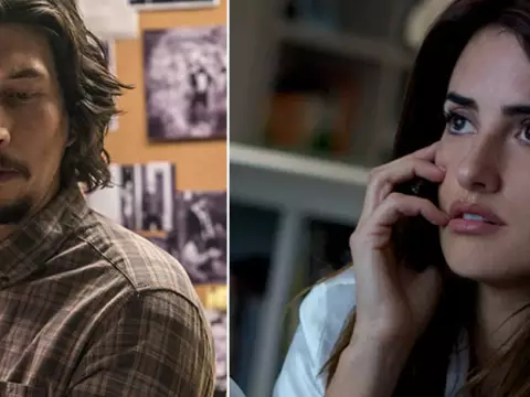 Adam Driver e Penélope Cruz (Reprodução/Montagem Omelete)