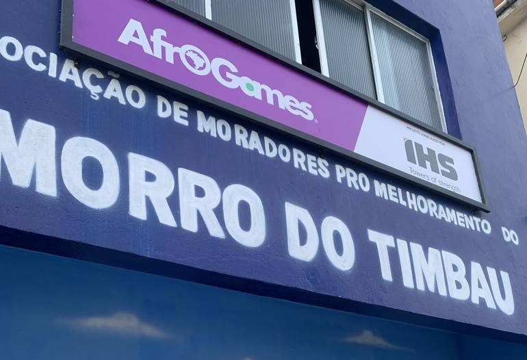 AfroGames inaugurou duas novas unidades no Complexo da Maré. Acima a unidade de Morro do Timbau - Matheus Uchoa/AfroGames