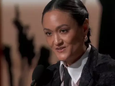 Autumn Durald Arkapaw en los Premios Óscar de 2026 (Reproducción)