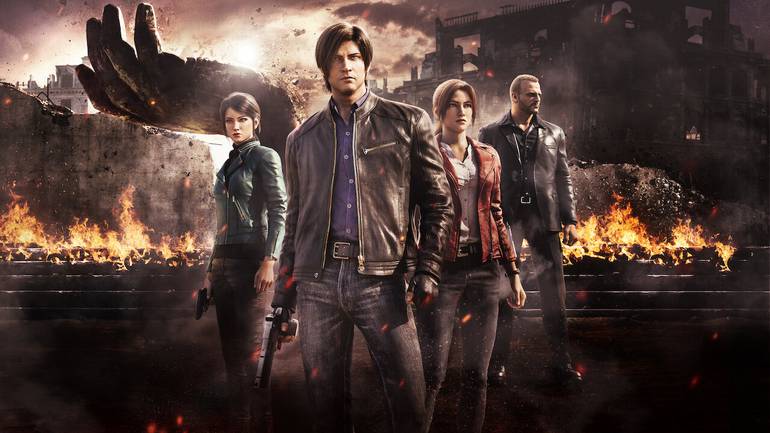 Arte de Resident Evil: No Escuro Absoluto.