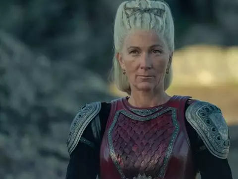 Eve Best em cena de A Casa do Dragão (Reprodução)