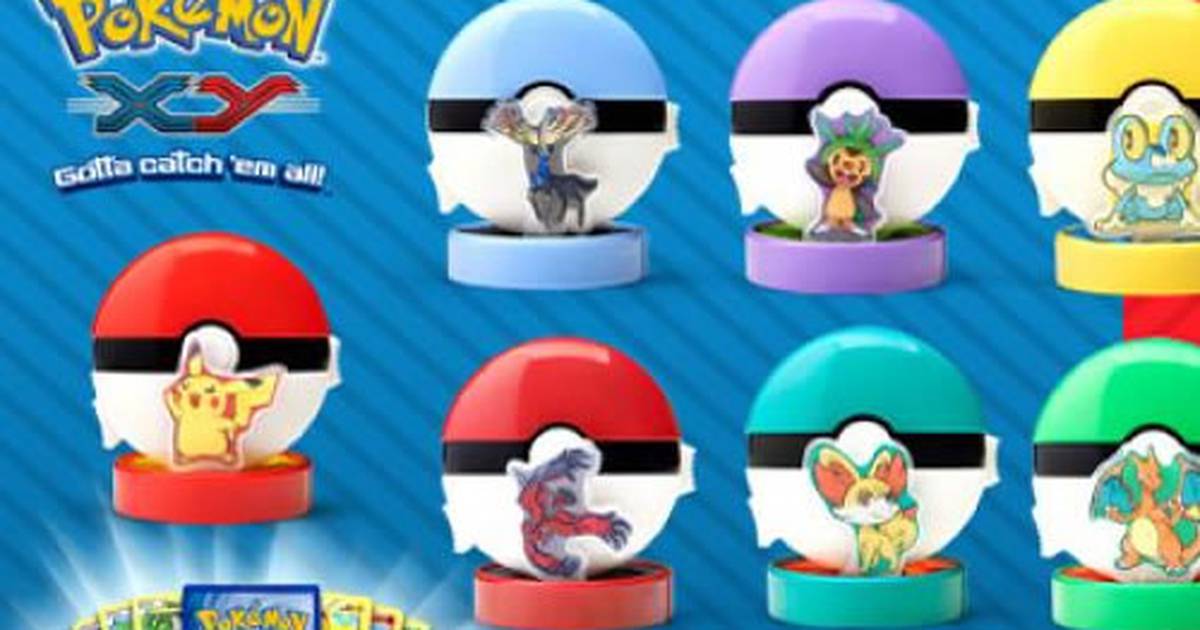 Brinquedos Pokémon de volta ao McDonald's