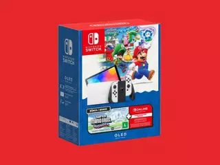 Bundle Nintendo Switch oled e Mario Wonder