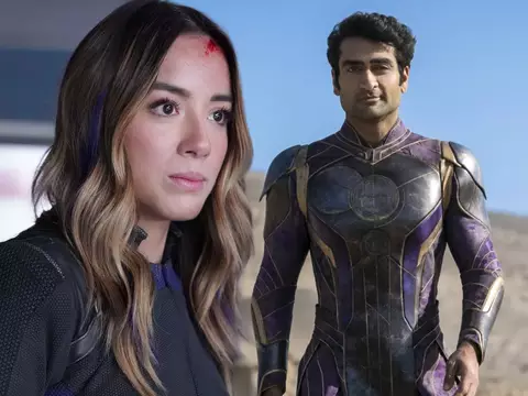Montaje fotográfico con Kumail Nanjiani y Chloe Bennet, actores confirmados para la cuarta temporada de The White Lotus (HBO/Reproduction).