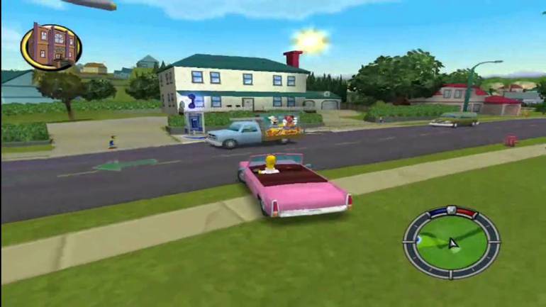 Carro em The Simpsons: Hit & Run.