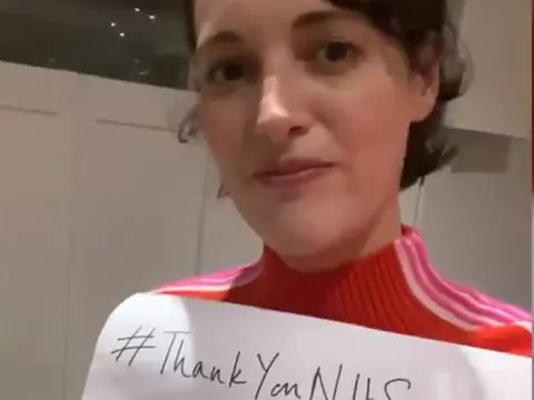 Phoebe Waller-Bridge eDaniel Craig agradecem profissionais de saúde