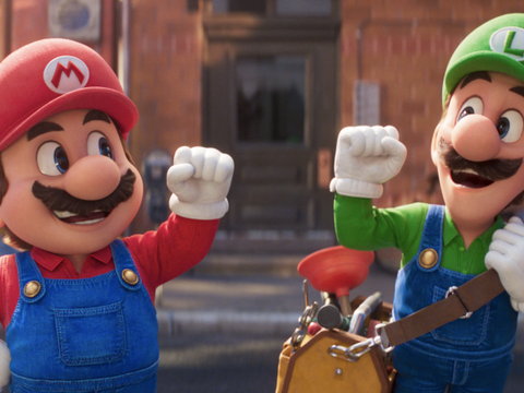 Jack Black cantando 'Peaches' de 'Super Mario Bros: The Movie