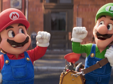 Super Mario Bros.  Jack Black estrela clipe de 'Peaches