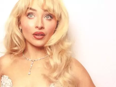 Sabrina Carpenter nos bastidores do VMA 2024 (Reprodução)