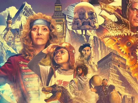 Detalhe do pôster de Os Bandidos do Tempo (Reprodução)