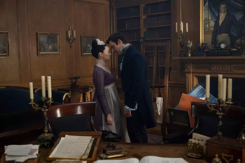 Benedict e Sophie na quarta temporada de Bridgerton