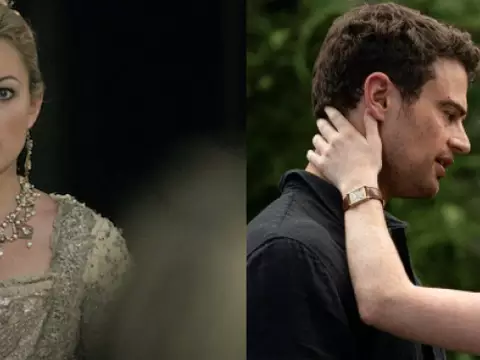 "The Girl in the Fireplace", de Doctor Who, e a série A Mulher do Viajante no Tempo (Reprodução/Montagem Omelete)