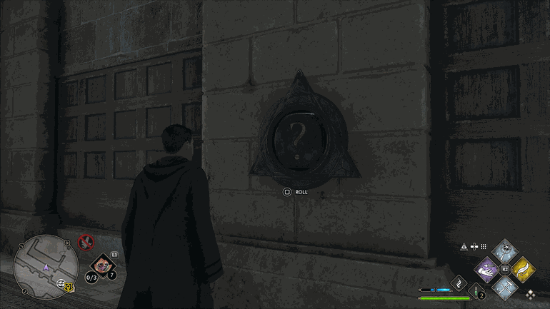 imagem de portas numeradas em hogwarts legacy