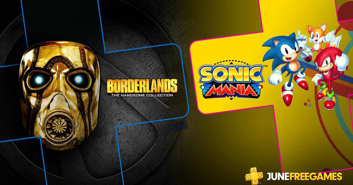 Sonic Mania e Borderlands são os jogos grátis da PS Plus em junho