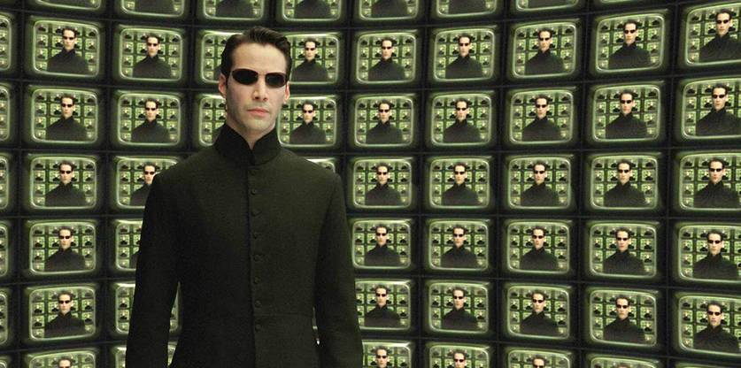 Keanu Reeves como Neo em Matrix Reloaded