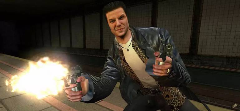 Imagem mostra cena do jogo Max Payne