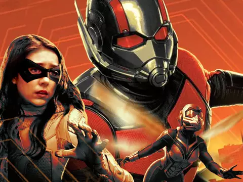 Montagem com personagens de Homem-Formiga e a Vespa/Omelete