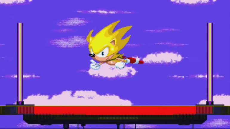 Super Sonic no segundo jogo.