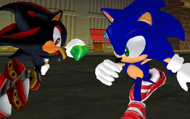 Shadow e Sonic.