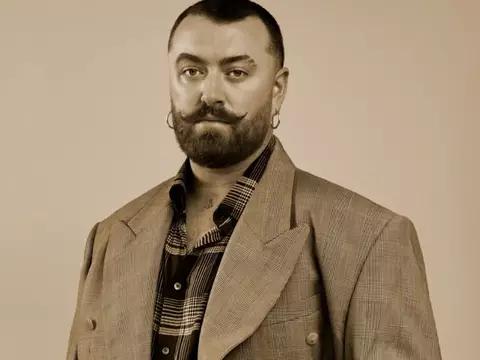 Sam Smith em photoshoot de Hazel Eyes (Reprodução)
