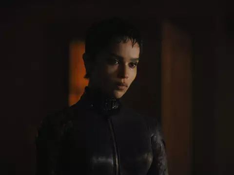 Zoe Kravitz como Mulher-Gato em Batman (Warner Bros/Divulgação)