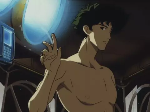 Spike Spiegel em cena do anime Cowboy Bebop (Crunchyroll/Reprodução)