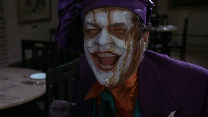 Jack Nicholson em Batman/Warner Bros./Divulgação