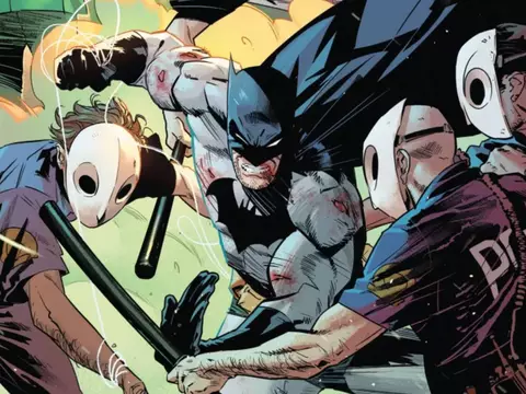 Arte de Batman enfrentando a la Corte de los Búhos en los cómics/Reproducción
