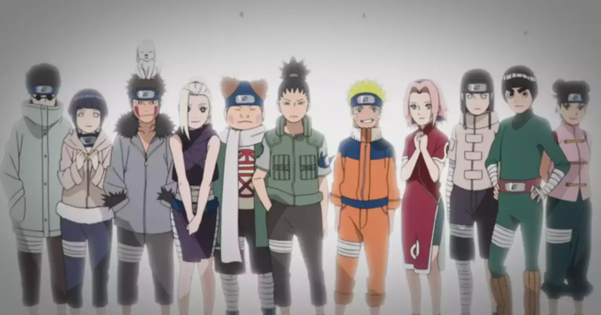 personagens de naruto sorrindo on X:  / X