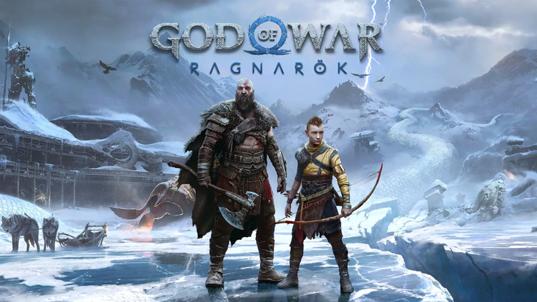 Kratos e Atreus em God of War: Ragnarok.