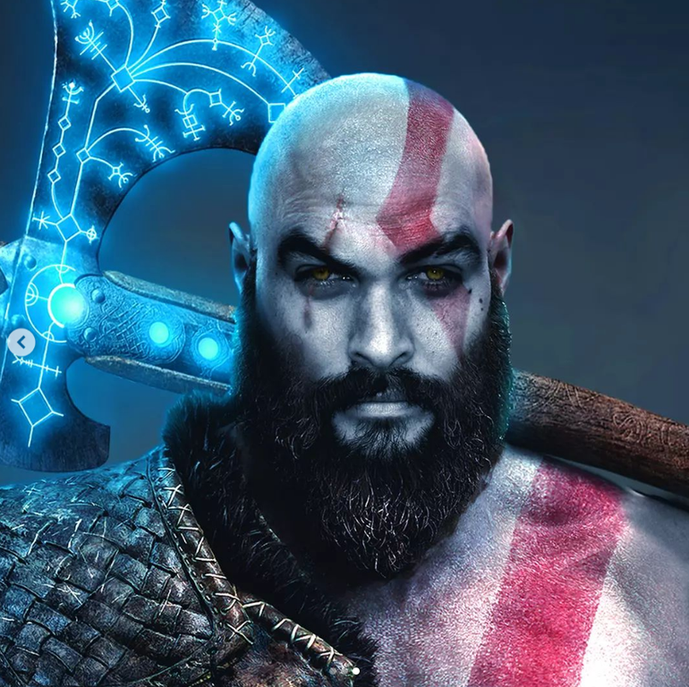 Jason Momoa como Kratos.