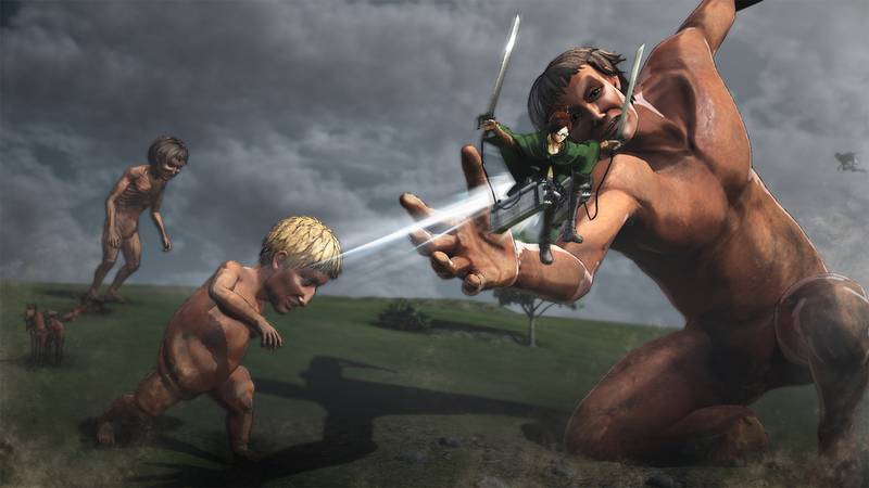 Ataque Dos Titas Attack Titan - Ataque dos Titãs  Eren e a Tropa de  Exploração lutam em novas imagens do game de PlayStation 4 - The Enemy