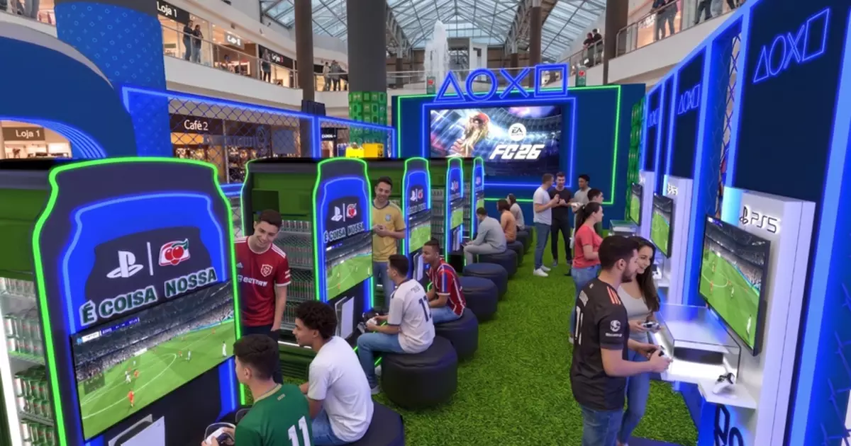 Playstation E Guarana Inauguram Espaco Interativo Em Shopping Em Sao Paulo