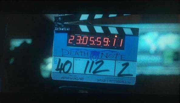 Death Note  Nat Wolff posta foto de bastidor do filme com atores