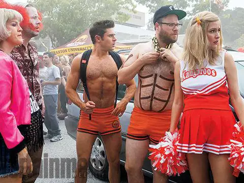 Vizinhos 2 | Zac Efron e Seth Rogen musculosos na primeira foto do filme