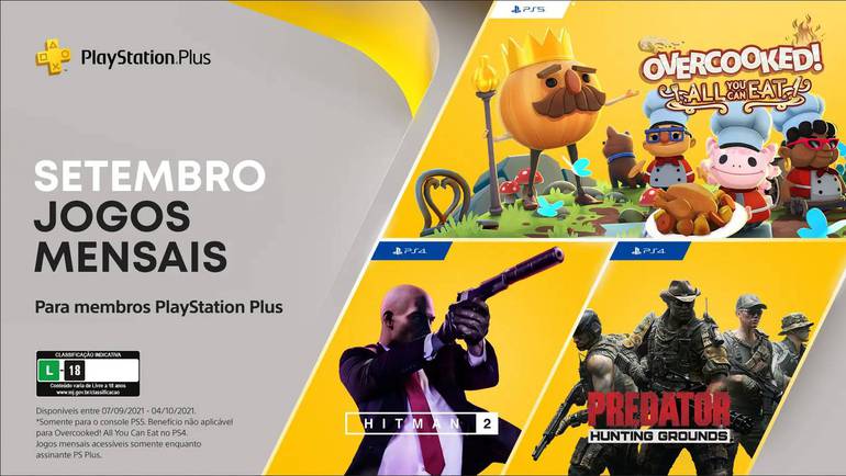 PlayStation Plus - Setembro 2021