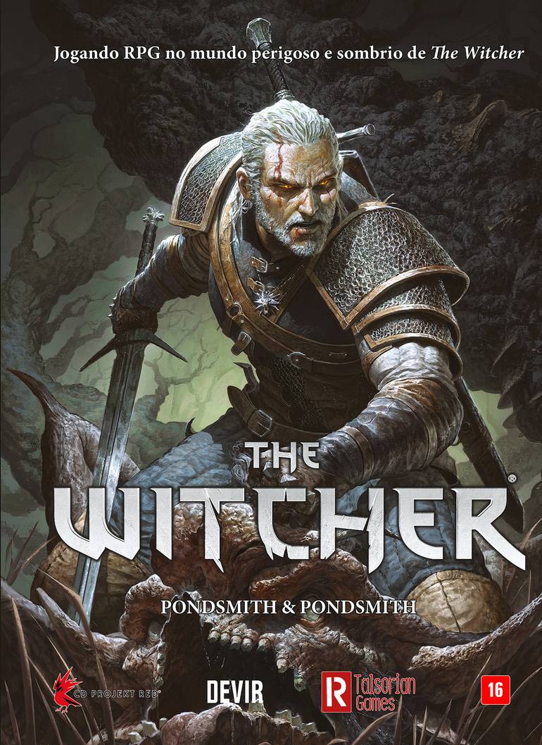 RPG de mesa de The Witcher chegará ao Brasil em janeiro