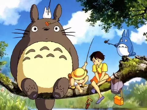 Cena de Meu Amigo Totoro (Divulgação)