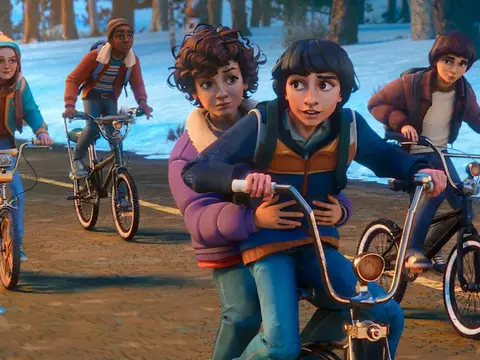 Cena de Stranger Things: Histórias de 85 (Divulgação/Netflix)